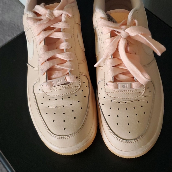 peach air force ones